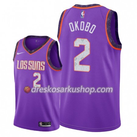 Muški NBA Dres Phoenix Suns Elie Okobo 2 Nike 2018-19 City Edition Ljubičasta Swingman